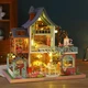 Румбокс Happy Jungle Resort DIY Будиночок у Джунглях Мініатюрний будиночок Roombox ES002 + купол - изображение 10
