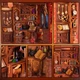 Бук Нук Кімната Полум'я Flame common room Book Nook DIY Інтерьерний конструктор RB01B - изображение 4