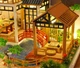 Румбокс Садовий будиночок Інтер'єрний конструктор Orchard House DIY Miniature Dollhouse Kit P-018 + купол - зображення 2