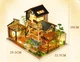 Румбокс Садовий будиночок Інтер'єрний конструктор Orchard House DIY Miniature Dollhouse Kit P-018 + купол - зображення 4