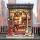 Бук Нук Книжкова крамниця Джека Jack's Bookery DIY Dollhouse Kit Roombox CWGC-209 - изображение 4
