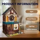 Румбокс Будиночок зозулі з годинником Cuckoo Clock House DIY Miniature House SQ-61 - изображение 2