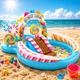 Ігровий центр Intex 57149 Солодощі 295*191*130 см - зображення 1