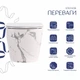 Унитаз подвесной Qtap Robin Ultra Quiet 520×365×340 мм Stone с сиденьем Slim Duroplast Soft-close Quick Release QTROB26MR48998 Мраморный - изображение 2