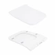 Унитаз подвесной Qtap Crow Rimless с сиденьем Slim Duroplast/Soft-close/Quick Release QT05335170W 520x360x290 мм Белый - изображение 8