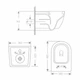 Унитаз подвесной Qtap Jay Rimless с сиденьем Slim Duroplast/Soft-close/Quick Release QT07335177RW 485x360x320 мм Белый - изображение 7
