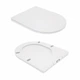 Унитаз подвесной Qtap Crow Rimless с сиденьем Slim Duroplast/Soft-close/Quick Release QT16335178W 520x360x320 мм Белый - изображение 6