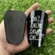 Щитки футбольные маленькие мини mini Can't L (10x6.5см) детские и подростковые черные - изображение 1