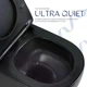 Унитаз подвесной Qtap Jay Ultra Quiet 485х360х320 мм с сиденьем Slim Duroplast Soft-close Quick Relase QT07335177MB Черный - изображение 3