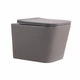 Унитаз подвесной Qtap Tern Ultra Quiet 490×365×325 мм Stone Grey с сиденьем Slim Duroplast Soft-close Quick Release QT17332303ASSG Серый - изображение 1