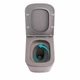 Унитаз подвесной Qtap Tern Ultra Quiet 490×365×325 мм Stone Grey с сиденьем Slim Duroplast Soft-close Quick Release QT17332303ASSG Серый - изображение 5