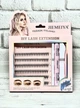 Набор пучковых ресниц JIEMEIYA DIY Lash Extension 20D (10 мм, 12 мм, 14 мм) с клеем и пинцетом - изображение 1