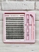 Набор пучковых ресниц JIEMEIYA DIY Eyelash L02 (10 мм, 12 мм, 14 мм) с клеем и пинцетом - изображение 1