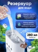 Портативный аккумуляторный мини-кондиционер с пультом ДУ, увлажнителем и автоповоротом (Type-C, 280 мл) Белый - изображение 7