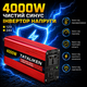 Инвертор с чистой синусоидой 12V → 220V Tataliken 4000W для ноутбука, котла, холодильника и большинства бытовой техники - изображение 2