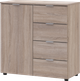 Комод Doros Рон 1 1 фасад 4 ящика 80х38х81 см Дуб сонома (41516294) - изображение 1