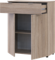 Комод Doros Рон 2 2 фасада 1 ящик 80х38х100 см Дуб сонома (41516295) - изображение 2