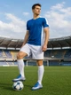 Бутсы футбольные TIKA синий-серебряный размер 40 - изображение 2