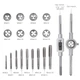 Набор инструментов Tap and Die Set M3-M12 для нарезки резьбы 20 предметов (3_08395) - изображение 3