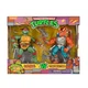 Набор фигурок TMNT Черепашки-ниндзя классические Рафаэль против Трицератона 15 см (81278) - изображение 4