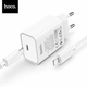 Зарядное устройство Hoco 20W USB-C с кабелем Lightning для iPhone, быстрая зарядка PD, QC3.0, AFC, FCP, SCP (C143A) - изображение 2