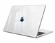 Защитный чехол-накладка Macbook Air 13.6 M2 M3 М4 М5 (A2681 / A3113 / А3240 / А3449) 2022-2026 г Прозрачный с блёстками - изображение 1