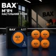 Набір м'ячиків для настільного тенісу BAX 3* 40+ ORANGE 4 шт. 151314 - зображення 1