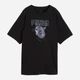 Футболка бавовняна жіноча Puma Essentials Graphics 69405201 L Black (4070033337967) - зображення 4