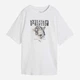 Футболка бавовняна жіноча Puma Essentials Graphics 69405202 XL White (4070033336380) - зображення 4
