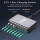 Блок питания Type-C зарядное устройство USB Хаб GaN 600Вт быстрая зарядка для ноутбука и телефона PD 140Вт LS-494 - изображение 6
