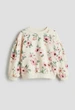 Дитячий світшот для дівчинки H&M 134-140 см Молочний (26062205E2) - изображение 1