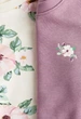 Набір дитячих світшотів 2 шт для дівчинки H&M 98-104 см Бузковий/Молочний (26062205B) - изображение 3