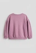 Дитячий світшот для дівчинки H&M 110-116 см Бузковий (26062205C1) - изображение 2
