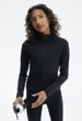 Дитяча спортивна кофта для дівчинки H&M 110-116 см Чорна (26062302A) - изображение 1