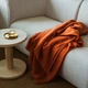 Плед, яскраво-помаранчевий, 150x200 см IKEA STOCKHOLM 2025 805.922.01 - изображение 4