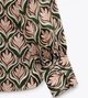 Блуза з геометричним принтом арабеска зелено-рожева Zara розмір М - изображение 5