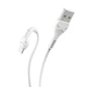 Кабель для заряджання та передачі даних HOCO X37 USB Type-A - Micro-USB 1 м 2.4A Білий - зображення 1