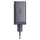 Мережевий зарядний пристрій Baseus PD/QC 65W 2xUSB-C | USB-A with USB-C to USB-C Cable 1 m Grey (P10110812827-Z1) - зображення 2