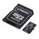 Карта пам'яті microSDXC Kingston Industrial 64 ГБ Class 10 UHS-I U3 V30 A1 до 90 МБ/с з SD-адаптером - зображення 3