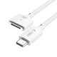 Кабель Tech-Protect MMC01 Ultraboost Magnetic Type-C to MagSafe 3 140W 200cm White with MagSafe (5906302323296) - изображение 2