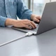 Кабель Tech-Protect MMC01 Ultraboost Magnetic Type-C to MagSafe 3 140W 200cm White with MagSafe (5906302323296) - изображение 4