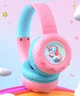 Детские беспроводные наушники с единорогом Onikuma B-75 с Bluetooth 5.4, RGB-подсветкой, микрофоном и защитой слуха 85 дБ До 50 часов работы Розовые - изображение 11