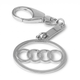 Серебряный брелок Audi (Ауди) (9004) - изображение 1