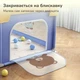 Детский игровой манеж Playpen 180 х 120 см с дверцей на молнии, сухой бассейн, детская площадка. Синий - изображение 10
