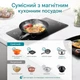 Индукционная варочная поверхность AMZCHEF 2 конфорки 3300 Вт с гибкой зоной и таймером - изображение 3