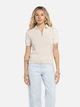 Поло жіноче Arber Polo knit Zipper WD4 SS XS бежевый (W09.21.60.621) - изображение 1