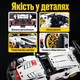 Конструктор машина Техник Porsche 911 RSR детский конструктор для мальчиков гоночная спортивная машинка Porsche для сборки для взрослых и детей большой игровой развивающий набор подарок на день рождения 1266 деталей - изображение 3