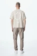 Футболка H&M Loose Fit бежевий 1227157020 M - изображение 2