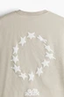Футболка H&M Loose Fit бежевий 1227157020 M - изображение 6