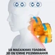 Электрическая массажная подушка для спины и поясницы MSN-W3 с подогревом домашний SPA 18 роликов - изображение 8